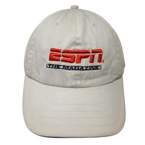 ESPN The Magazine Slideback Baseball Cap Beige One Size Adjustable Captiv8 NY